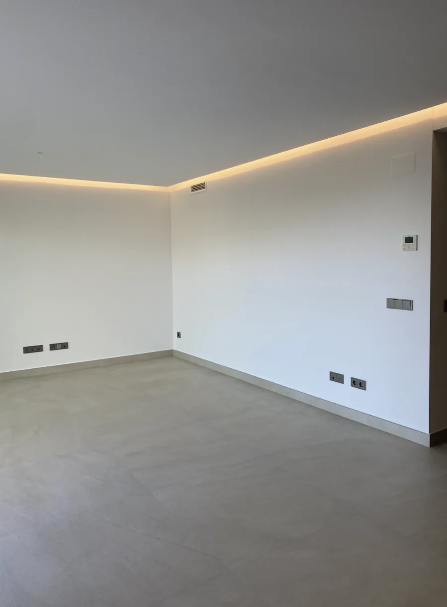 Çevre Cove LED Aydınlatma Duvar Tavan Birleşimi Minimalist Oda