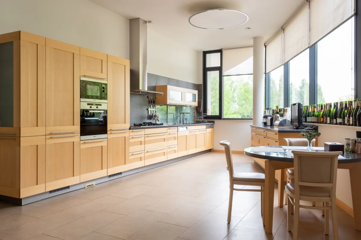 Natural Wood Kitchen Cabinets